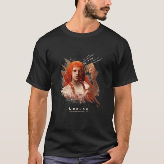 Leeloo Dallas, Multipass. Kinderen T-shirt (Voorkant)