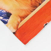 Leeloo & Winston Montage Fleece Blanket (Sangria) Deken (Hoek)