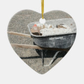 Leen een een wiel keramisch ornament (Voorkant)