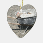 Leen een een wiel keramisch ornament (Links)