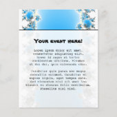 Leenece - Blue Fractal Flyer (Voorkant)