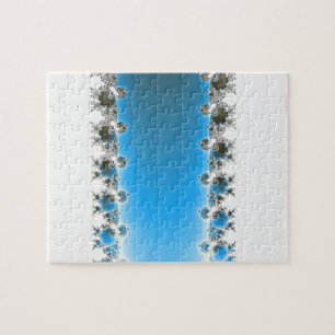 Leenece - Blue Fractal Legpuzzel