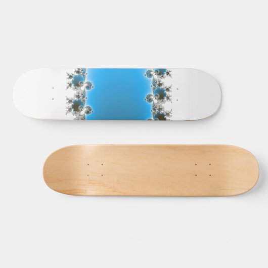 Leenece - Blue Fractal Skateboard (Horizontaal)