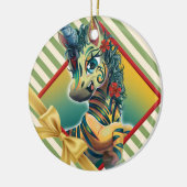 LeeNeigh Stripes Holiday Ornament (Links)