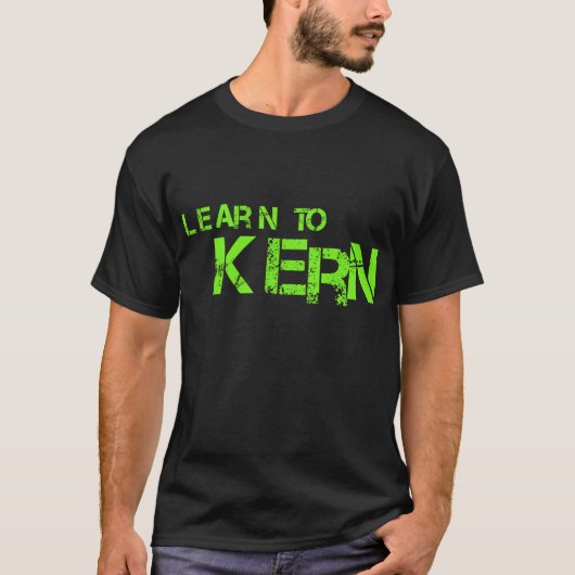 Leer aan Kern - limoen T-shirt (Voorkant)