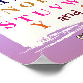 Leer ABC met Dino Poster (Hoek)