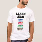 Leer Adai - Lichaam, hoofd, haar, baard T-shirt (Voorkant)