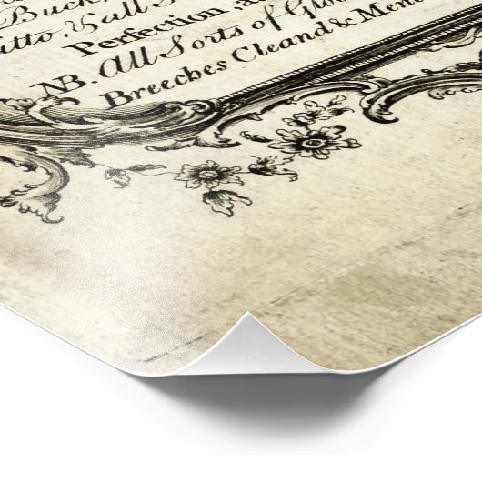  leer adverteren en bloeit poster (Hoek)