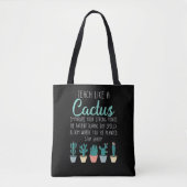 Leer als een cactus-leraar terug naar school tote bag (Voorkant)