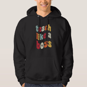 Leer als een leraarsvrouw in het busje terug naar  hoodie