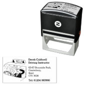 Leer autorijden Instructor Business Zelfinktende Stempel (In situ)