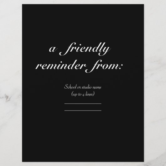 Leer Ballroom Dancing Golden Brass Flyer (Achterkant)