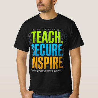 Leer, Beveilig, Inspireer Mentorschap T-shirt