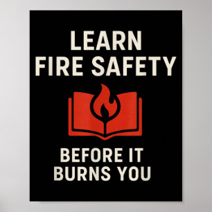 Leer brandveiligheid nieuwjaar bewustzijnsonderste poster