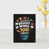 Leer Bright Minds voor 100 dagen Kindergarten Te Kaart (Gele Bloem)