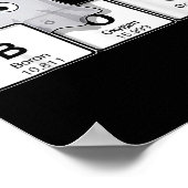 Leer chemie met geesten leraar Boo Halloween Poster (Hoek)