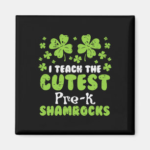 Leer Cute Pre-k Shamrocks St Patricks Day Leer Magneet