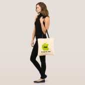 Leer. Daar is geen app voor. Appelgroen Tote Bag (Voorkant (model))