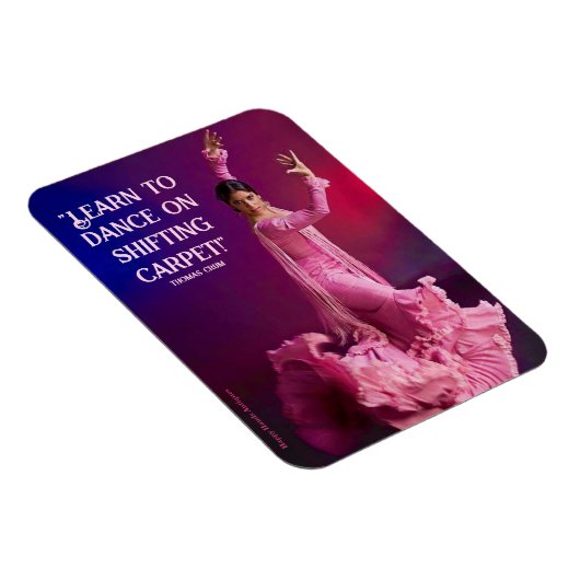 Leer dansen op een schuivend tapijt magneet (Rechterzijde)