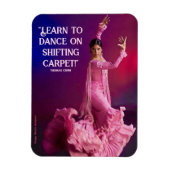 Leer dansen op een schuivend tapijt magneet (Verticaal)