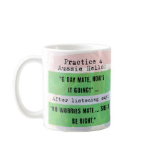 Leer de aussie lingo grappige koffie mok