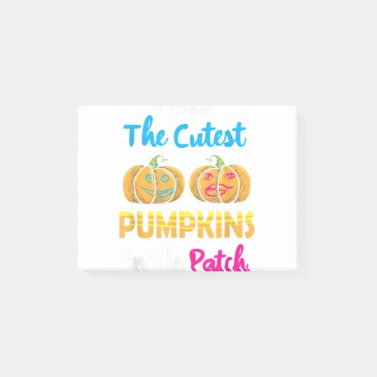 Leer de beste pompoen in de pleister. post-it® notes (Voorkant)
