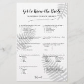 Leer de bruid kennen door haar huisdieren te leren (Voorkant)