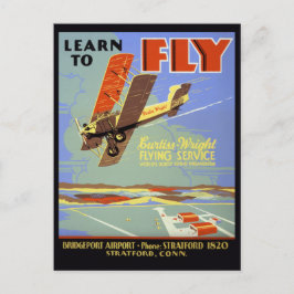 Leer de Curtiss-Wright Flying Service te vliegen Briefkaart