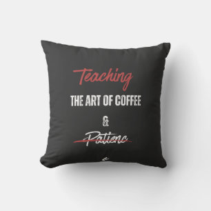 Leer de kunst van koffie en geduld kussen