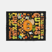 Leer de leukste pompoen in de patch herfst fleece deken (Voorkant (Horizontaal))