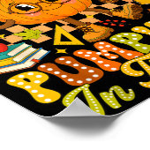Leer de leukste pompoen in de patch herfst poster (Hoek)