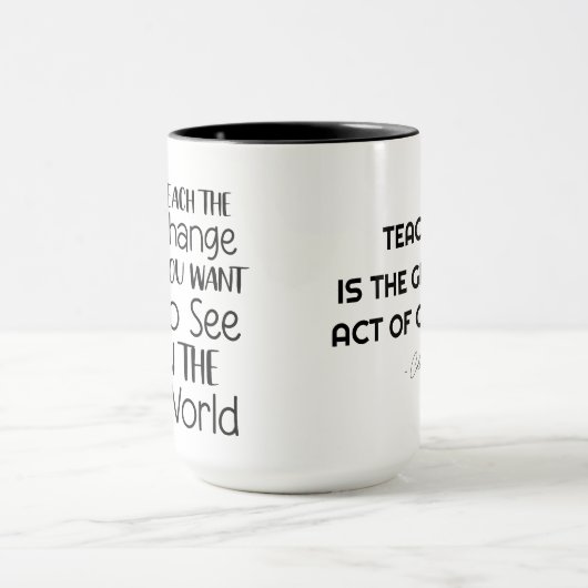 Leer de Mok van de veranderleraar (Midden)