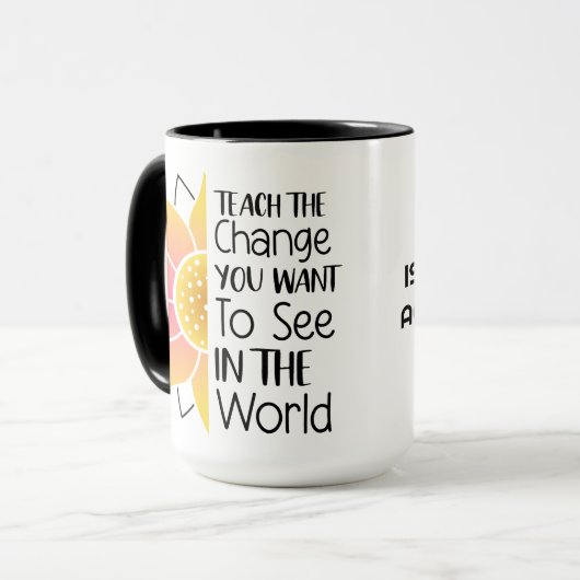 Leer de Mok van de veranderleraar (Voorkant links)