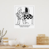 Leer de overheidscomputer een paar dingen poster (Keuken)