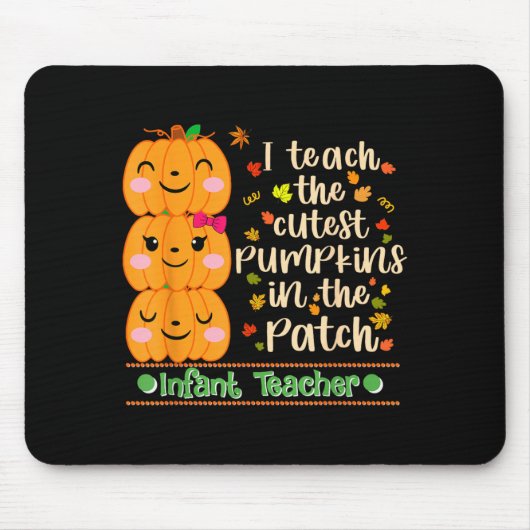 Leer de schattigste pompoenen in de patch baby muismat (Voorkant)