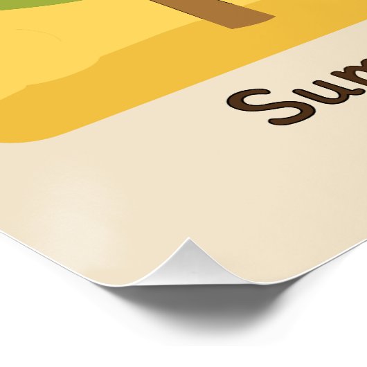  Leer de vier seizoenen – Leuke educatieve poster  (Hoek)