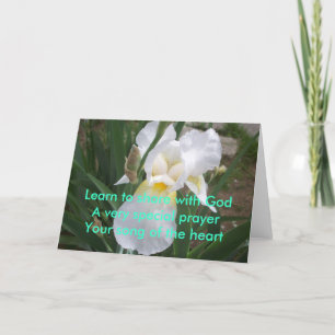 Leer - deel met God Kaart