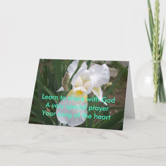 Leer - deel met God Kaart (Voorkant)