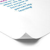 Leer Driehoek Poster 18x24 (Hoek)