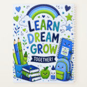 leer dromen groeien planner (Achterkant)