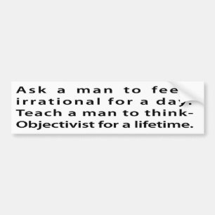 Leer een man... Bumperstickers