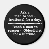 Leer een man... magneet (Voorkant)