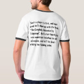 Leer een speler om te vissen t-shirt (Achterkant)