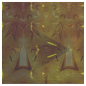 leer en gouden stiksels stof (Close Up)