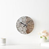 Leer en Kant Muurklok Ronde Klok (Huis)