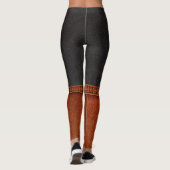 Leer en laarzen ILLUSION Pop Leggings (Achterkant)