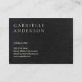 Leer | Executive Visitekaartje (Voorkant)