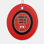 Leer het, leef het, hou ervan! Ornament (Links)