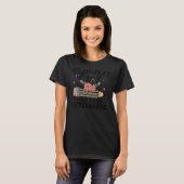 Leer het meisje en ga naar het luipaard potlood t-shirt (Voorkant volledig)