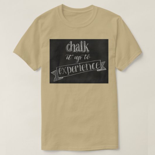 Leer het om te ervaren t-shirt (Design voorkant)